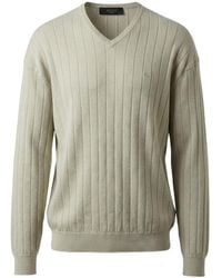Gucci - Ribbed Silk Cotton Sweater - Lyst