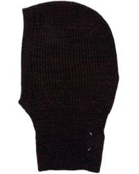 Maison Margiela - Four-Stitch Ribbed Balaclava - Lyst