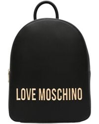 Moschino - Love Logo Lettering Zipped Backpack - Lyst