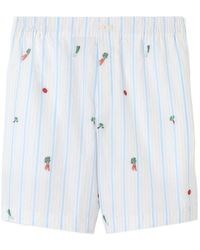 Jacquemus - Le Caleçon Striped Boxer Shorts - Lyst