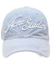Acne Studios - Logo Embroidered Baseball Cap - Lyst