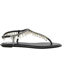 Rene Caovilla - René Caovilla Diana Embellished Sandals - Lyst