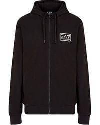 EA7 - Logo And Hat Casual Jacket - Lyst