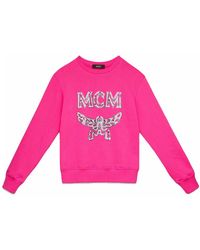 MCM - Round-Necked Logo Sweater - Lyst