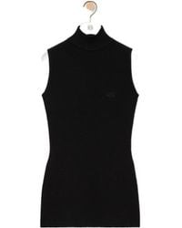 Loewe - High-Neck Sleeveless Top - Lyst