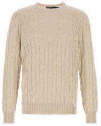 Polo Ralph Lauren - Cable-Knit Crew Sweater - Lyst