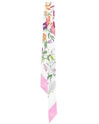 Gucci - Floral-Print Scarf - Lyst