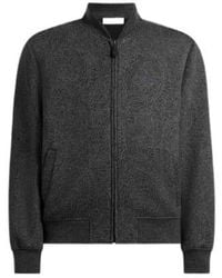 Etro - Logo Embroidered Zipped Bomber Jacket - Lyst