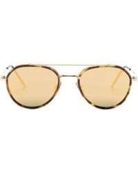 Thom Browne - Eyewear Pilot-Frame Sunglasses - Lyst