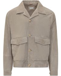 Brunello Cucinelli - Collared Button-Up Jacket - Lyst