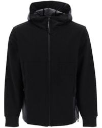 C.P. Company - Panelled Zip-Up Hooded Jacket - Lyst