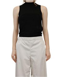 iBlues - Crew Neck Ribbed Vest - Lyst