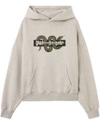 Palm Angels - Kangaroo-Pockets Hoodie - Lyst