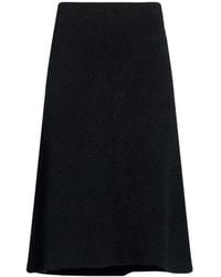 Rick Owens - Knitted Midi Skirt - Lyst