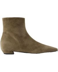 Proenza Schouler - Square-Toe Ankle Boots - Lyst