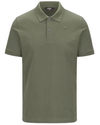 K-Way - Amedee Stretch Pique Polo Shirt - Lyst