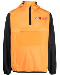 COMME DES GARÇONS PLAY - Logo-Print Hooded Jacket - Lyst
