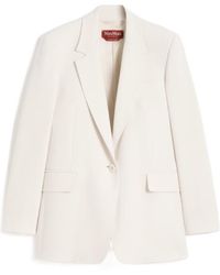 Max Mara - Studio Bosco Single-Breasted Cady Blazer - Lyst
