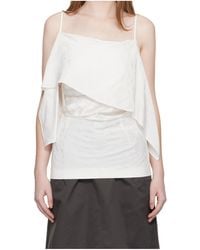 MM6 by Maison Margiela - Folded Jacquard Tank Top - Lyst
