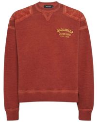 DSquared² - Supernegative Dyed Cipro Loose Fit Sweatshirt - Lyst