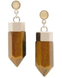 Chloé - Jemma Tiger-Eye Drop Earrings - Lyst