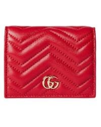 Gucci - Gg Marmont Small Wallet - Lyst
