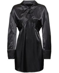 Alexander Wang - Satin Viscose Slip Dress W/Bolero - Lyst