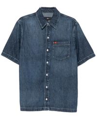 7 For All Mankind - Short-Sleeve Chest-Pocket Shirt - Lyst