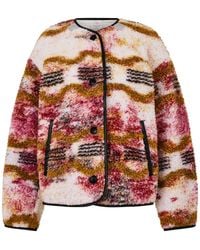 Isabel Marant - Patterned Fleece Jacket - Lyst