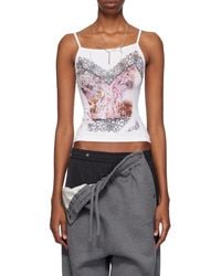 Y. Project - Lace Printed Camisole Top - Lyst