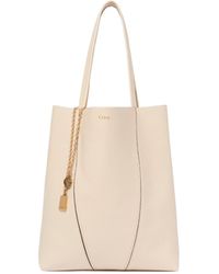 Chloé - Chloé Spin Charm Detailed Tote Bag - Lyst