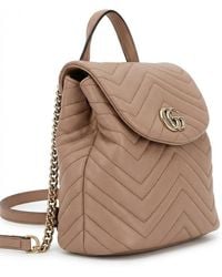 Gucci - Gg Marmont Quilted Mini Backpack - Lyst
