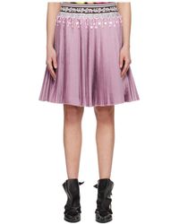 Chopova Lowena - Stacey Knitted Pleated Midi Skirt - Lyst