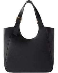 Furla - Large Dora Buckle-Detail Leather Tote Bag - Lyst