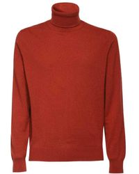 ZEGNA - High-Neck Long-Sleeved Sweater - Lyst