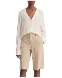 Vince - Semi-Sheer Silk Shirt - Lyst