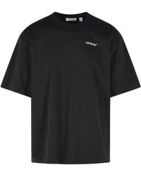Off-White c/o Virgil Abloh - 'Half Arrow' Cotton T-Shirt - Lyst