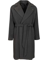 Tagliatore - Belted Waist Hendricks Coat - Lyst