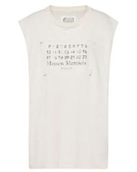 Maison Margiela - Crewneck Sleeveless Top - Lyst