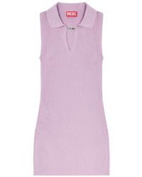 DIESEL - Short Polo Dress - Lyst