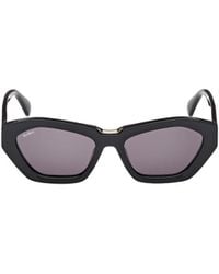 Max Mara - Kate Geometric Frame Sunglasses - Lyst