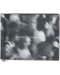 Christian Louboutin - Logo Printed Bi-Fold Wallet - Lyst