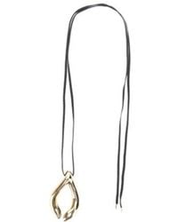 Tory Burch - Wishbone-Motif Necklace - Lyst
