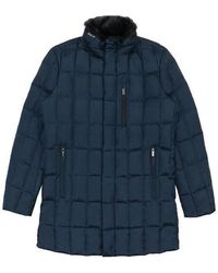 Armani Collezioni - Medium And Long Style Plaid Down Jacket - Lyst
