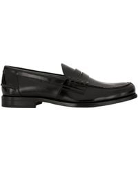Tod's - Round Head Loafer Shoes - Lyst