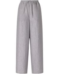 Eres - Bienheureux Linen Straight-Leg Drawstring Pants - Lyst