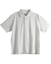 Saint Laurent - Cassandre Embroidered Short-Sleeved Polo Shirt - Lyst
