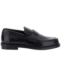 McQueen - Embossed Slip-On Loafers - Lyst
