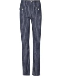 Dondup - Patch Pocket Pinstripe Pants - Lyst