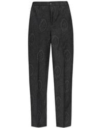 Etro - Paisley Pleated Pants - Lyst